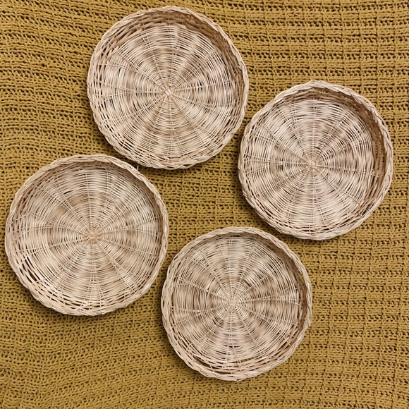8 Wicker Boho Baskets - Picture 5 of 5